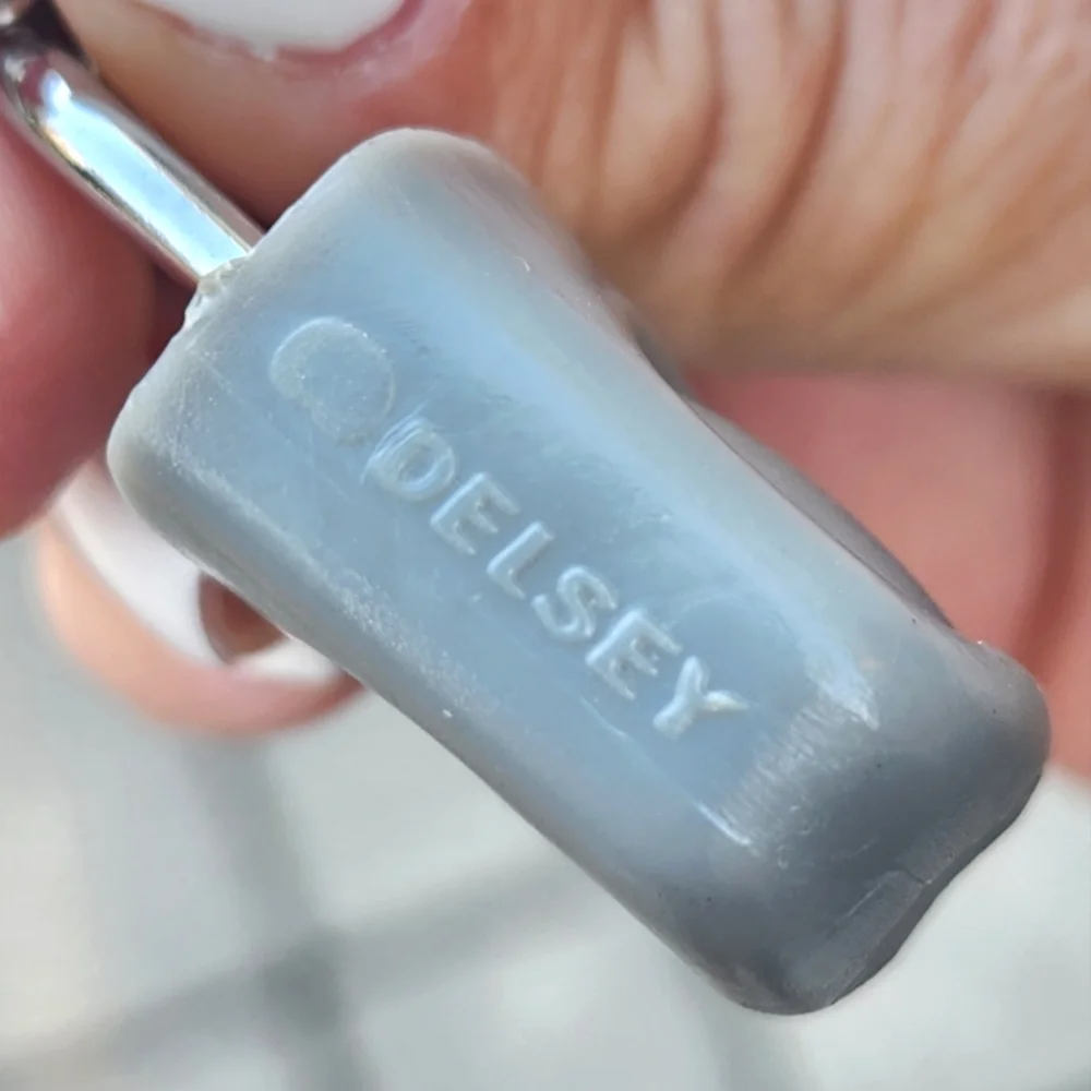 Restoration Hardware X Delsey Gray Padlock Keychain Set